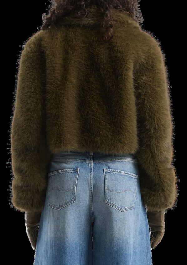 QS x Vanessa Mai | Jacke in Felloptik