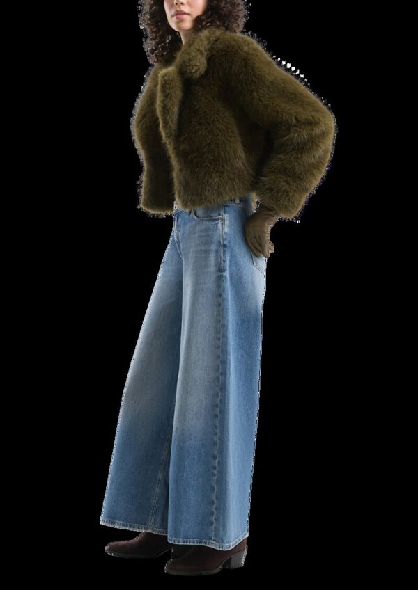 QS x Vanessa Mai | Jacke in Felloptik