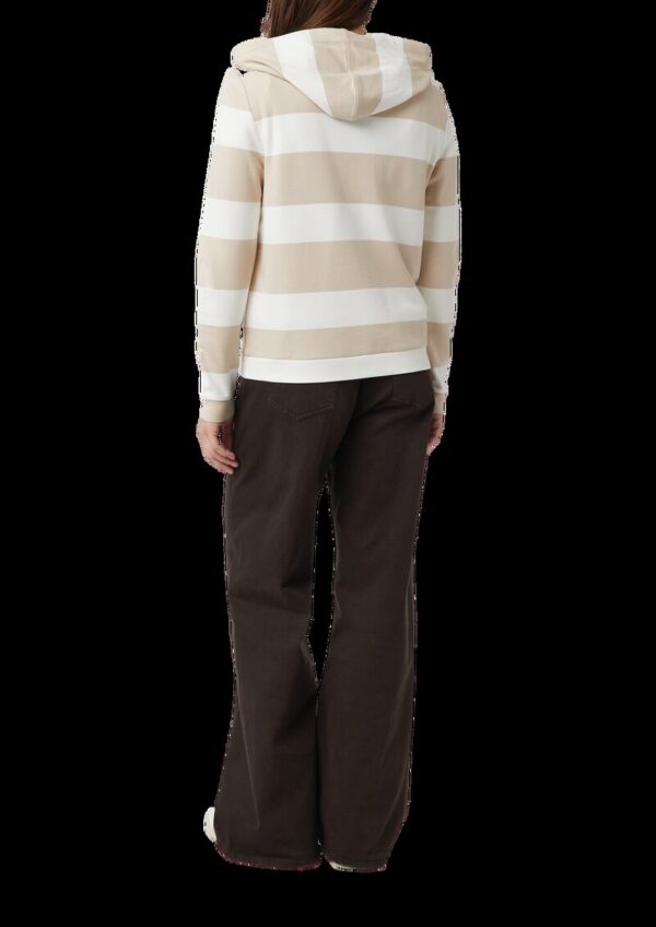 Gestreiftes Sweatshirt mit Kapuze