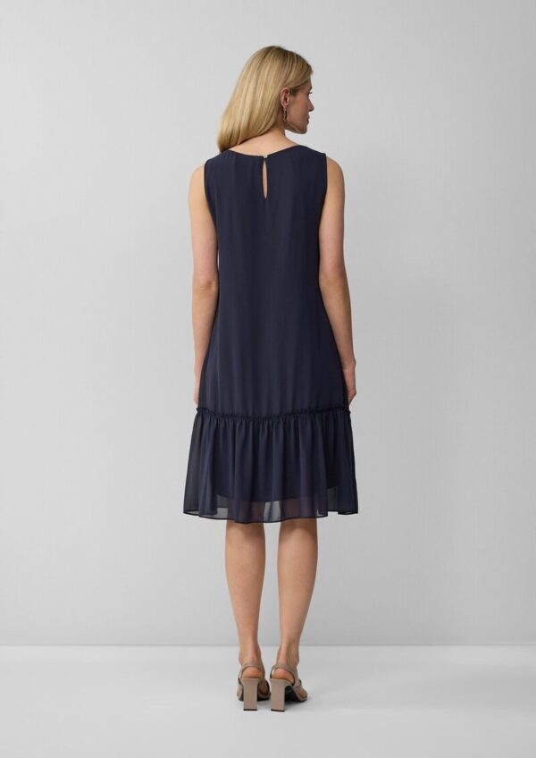 Ausgestelltes Chiffon-Kleid mit Volants