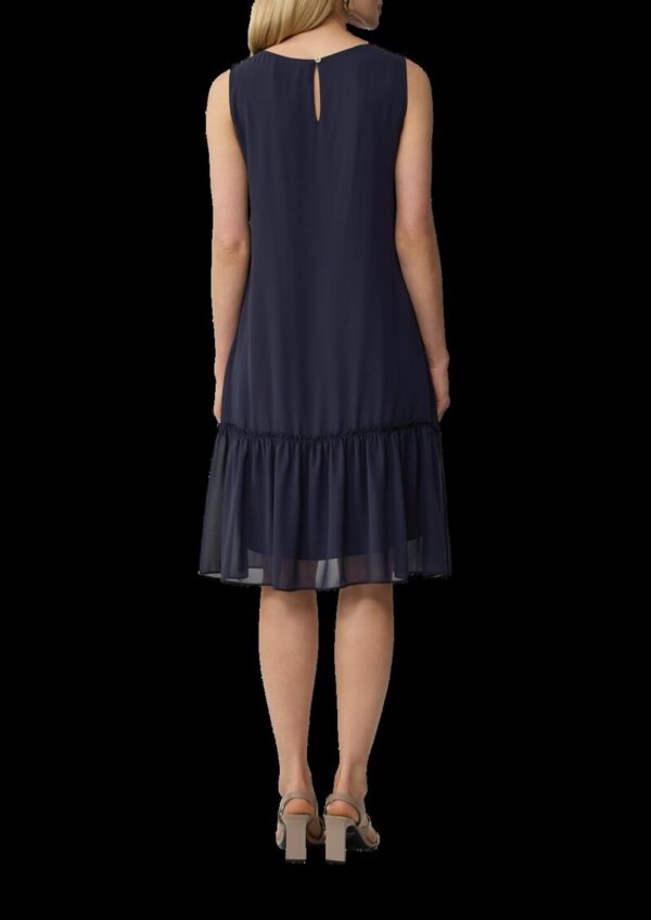 Ausgestelltes Chiffon-Kleid mit Volants