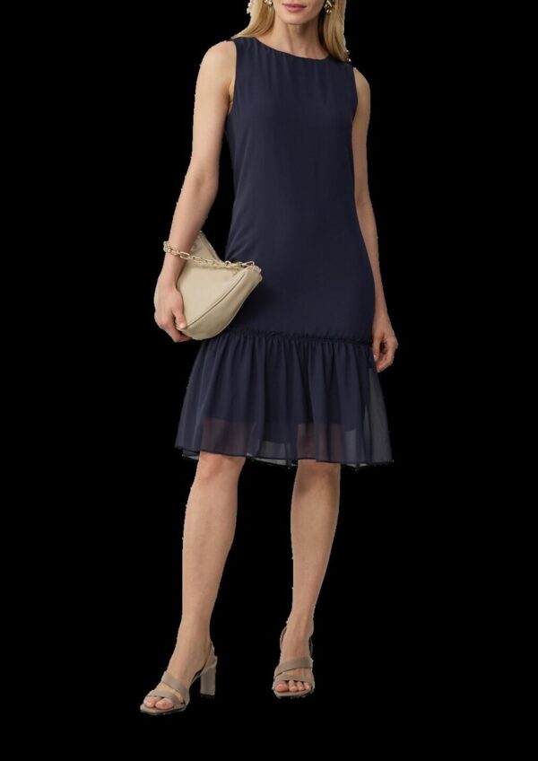 Ausgestelltes Chiffon-Kleid mit Volants