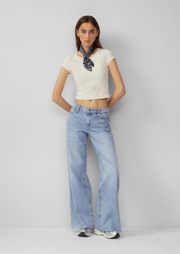 Jeans Catie / Slim Fit / Mid Rise / Wide Leg | QS x Vanessa Mai