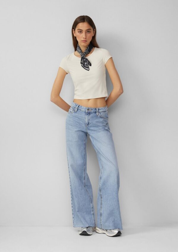 Jeans Catie / Slim Fit / Mid Rise / Wide Leg | QS x Vanessa Mai