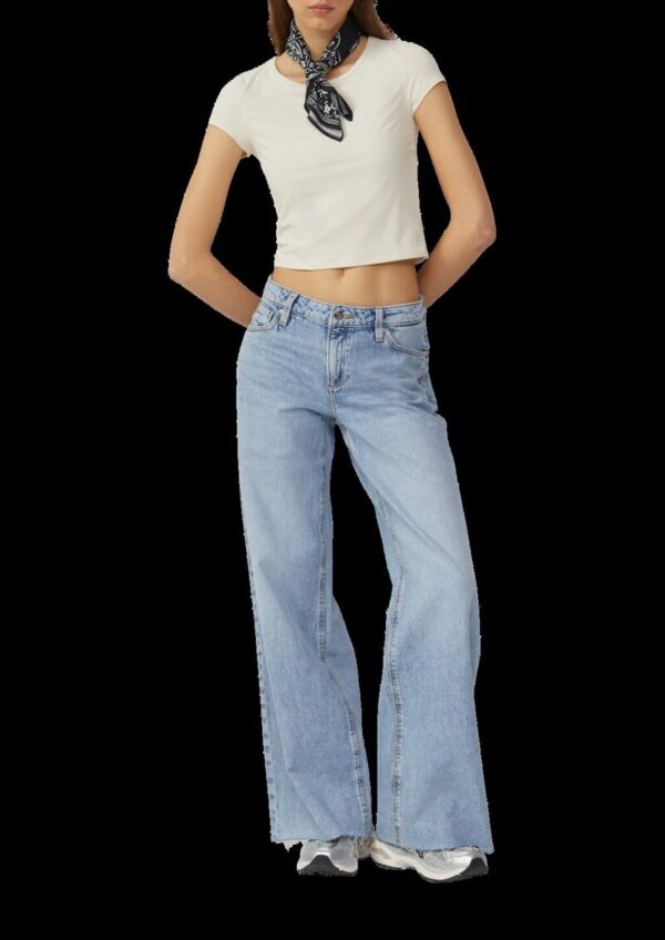 Jeans Catie / Slim Fit / Mid Rise / Wide Leg | QS x Vanessa Mai