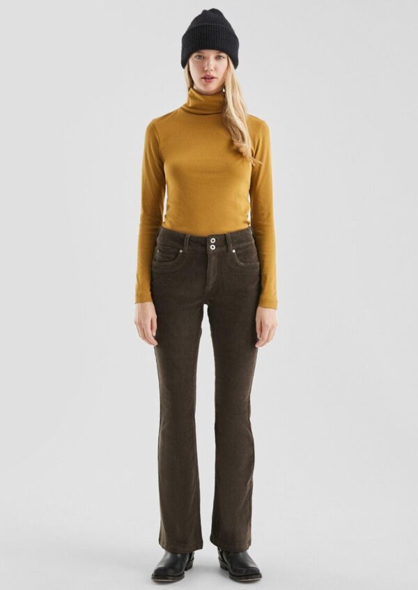 Cordhose mit Bootcut-Leg