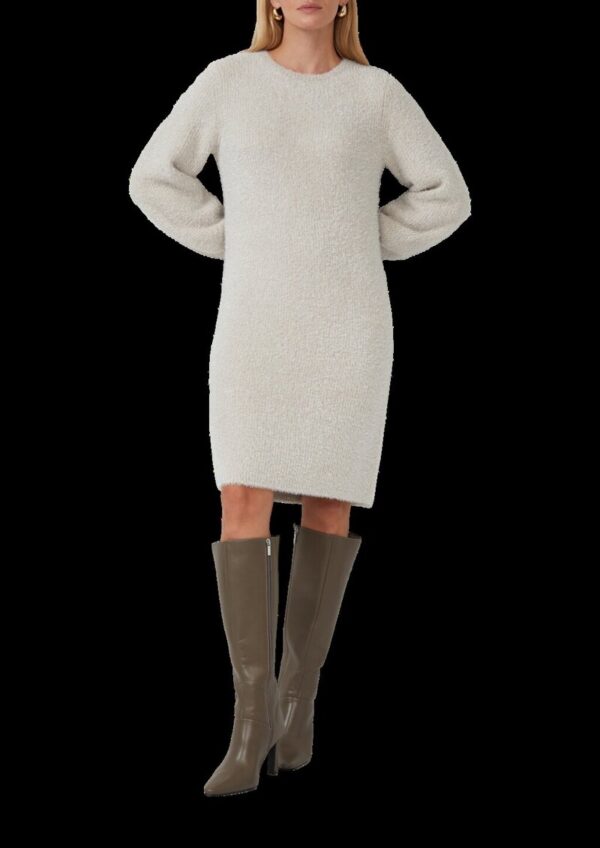 Flauschiges Strickkleid mit Glitzergarn