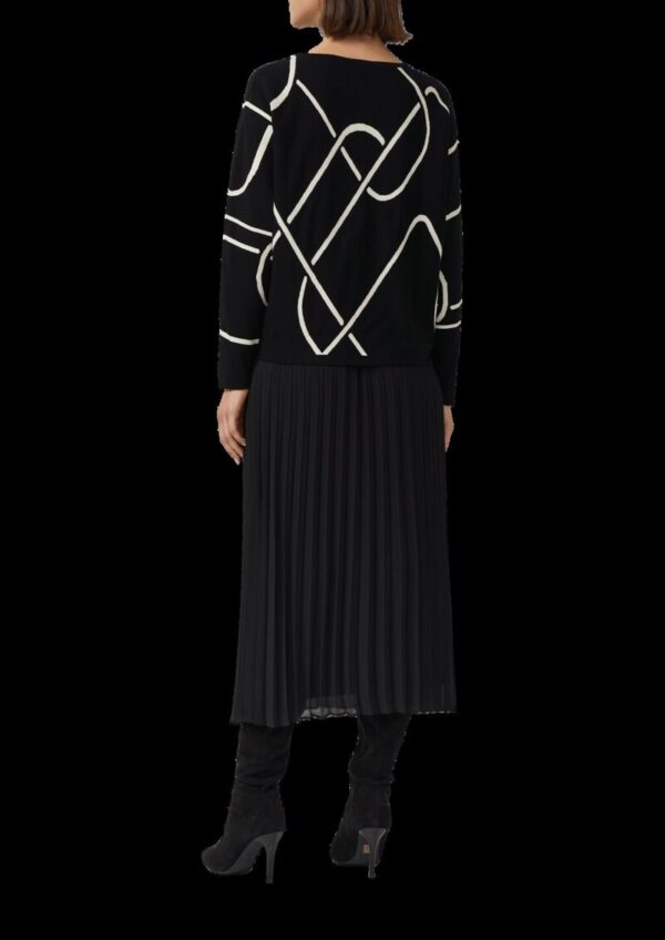 Feinstrick-Pullover aus Viskosemix mit Fledermausärmeln