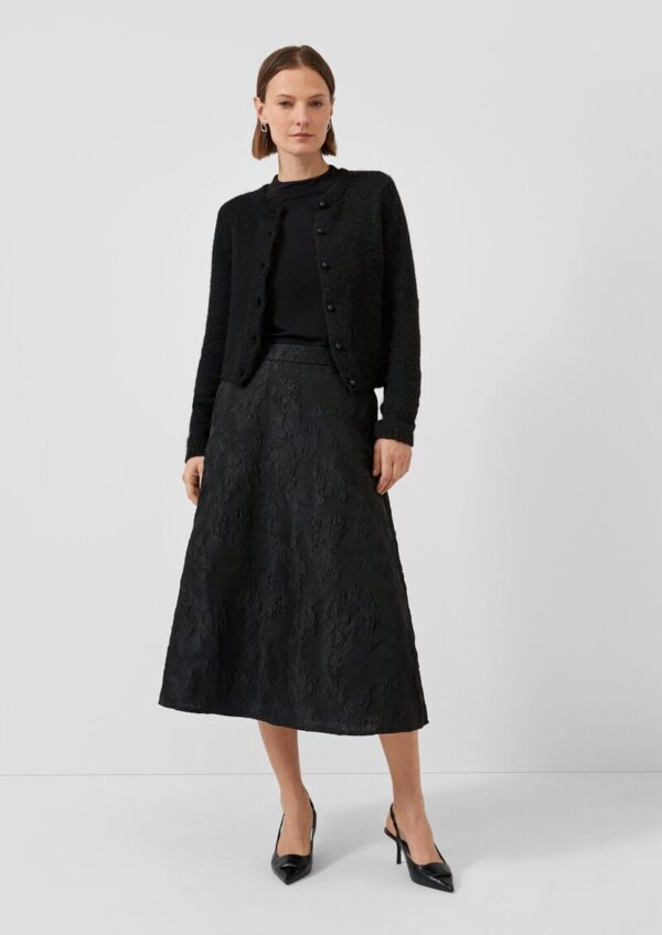 Kurzer Strick-Cardigan mit Wolle