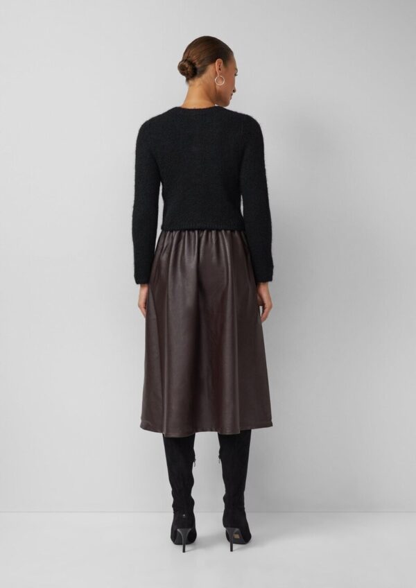 Kurzer Strick-Cardigan mit Wolle