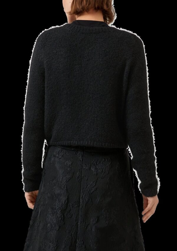 Kurzer Strick-Cardigan mit Wolle