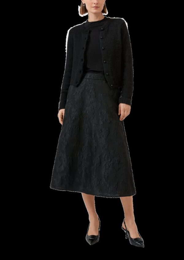 Kurzer Strick-Cardigan mit Wolle