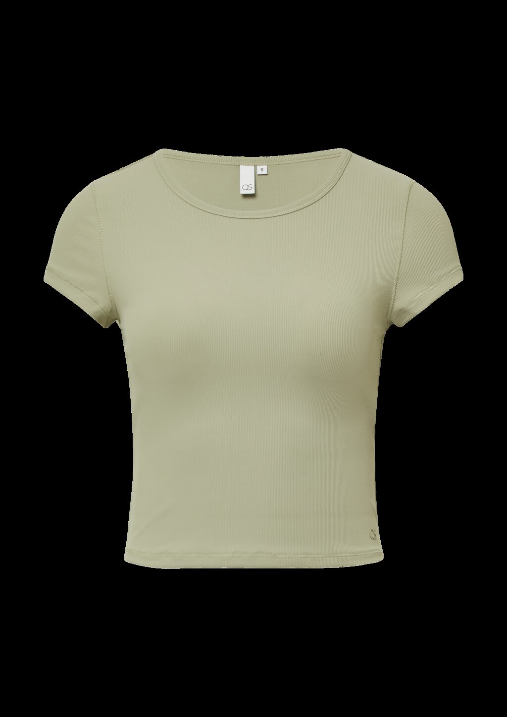 Verkürztes Rippshirt | QS x Vanessa Mai