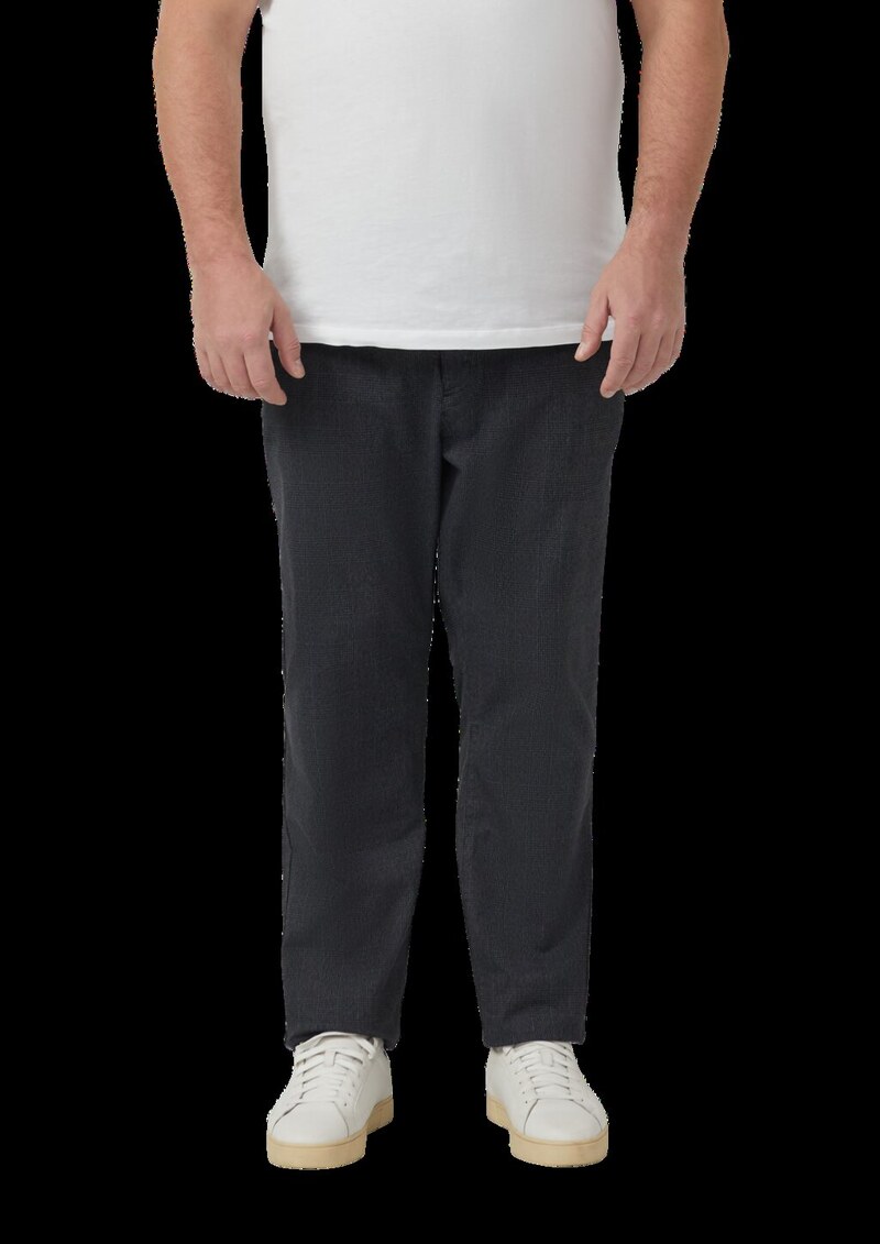 Phoenix: Chino-Hose aus Baumwollstretch mit Elastikbund