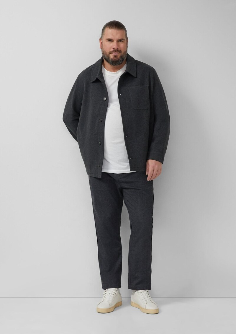 Phoenix: Chino-Hose aus Baumwollstretch mit Elastikbund