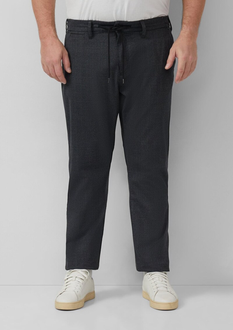 Phoenix: Chino-Hose aus Baumwollstretch mit Elastikbund