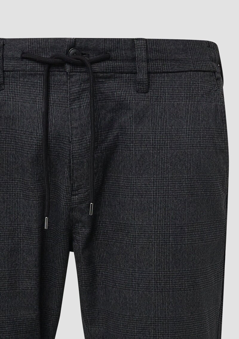 Phoenix: Chino-Hose aus Baumwollstretch mit Elastikbund