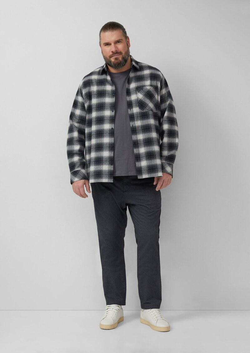 Phoenix: Strukturierte Chino aus Baumwollstretch