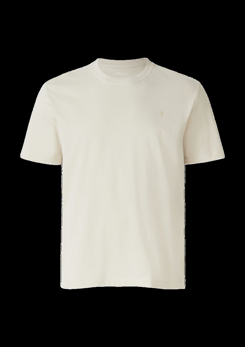 Heavy Jersey T-Shirt mit Crew Neck und Logo-Print