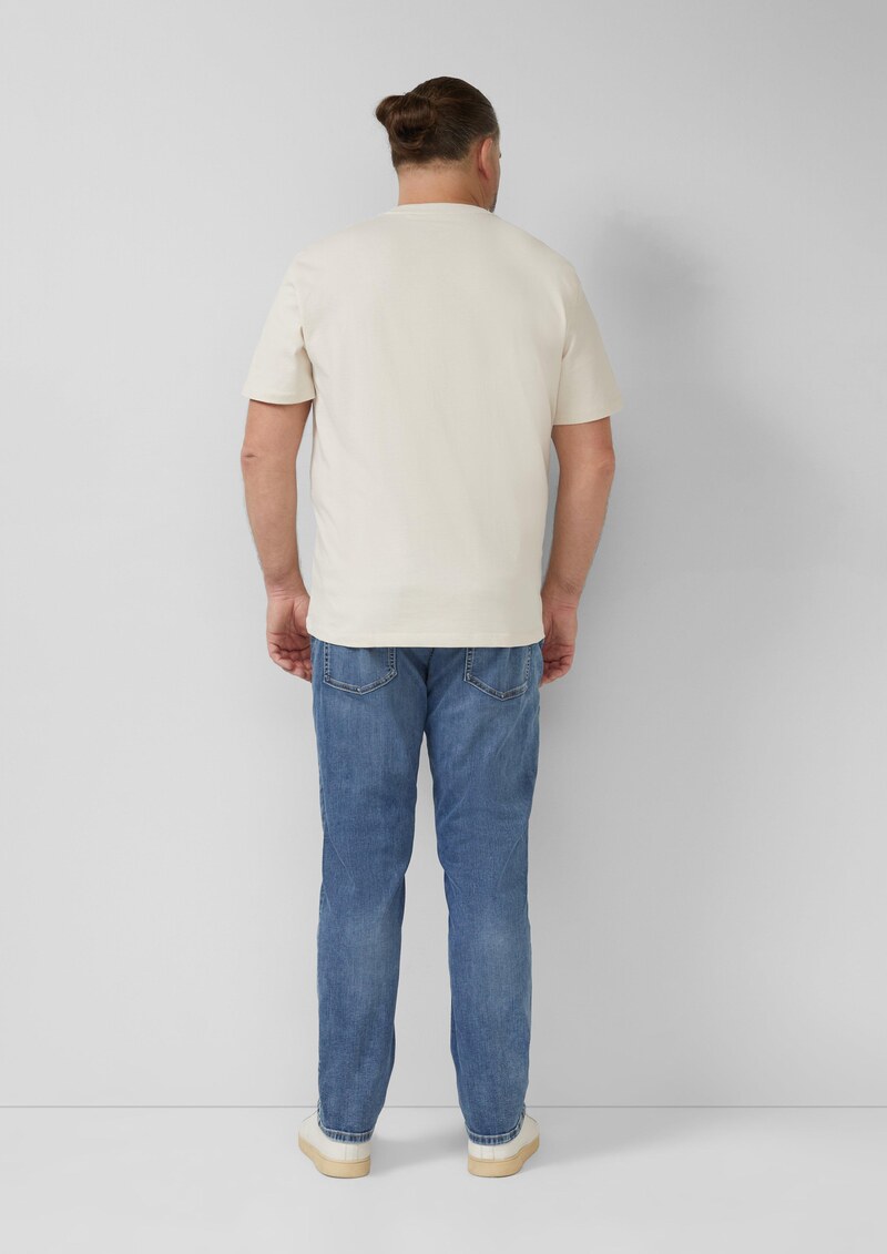 Heavy Jersey T-Shirt mit Crew Neck und Logo-Print