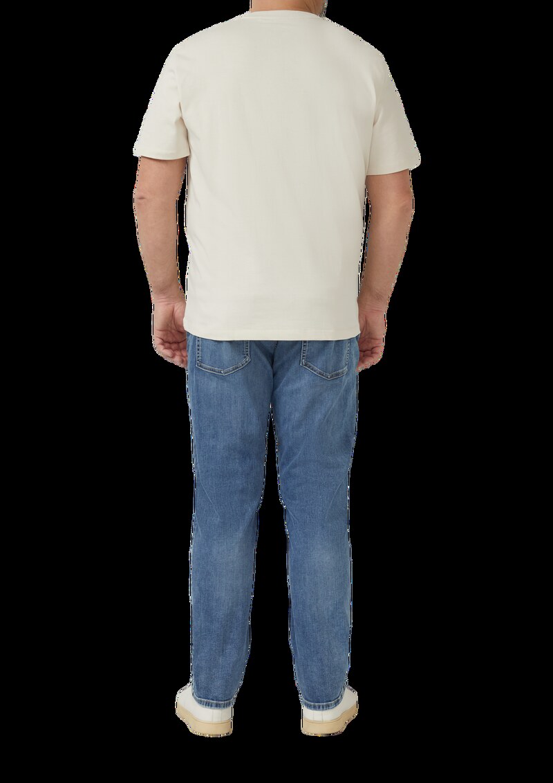 Heavy Jersey T-Shirt mit Crew Neck und Logo-Print