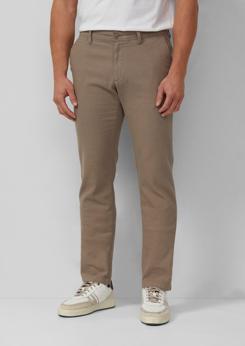 Phoenix: Strukturierte Chino aus Baumwollstretch