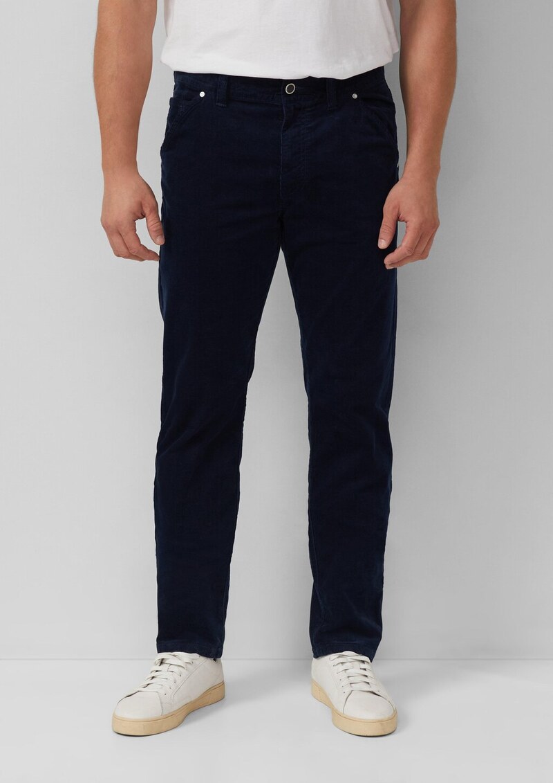 Cordhose im Regular Fit aus Baumwollstretch