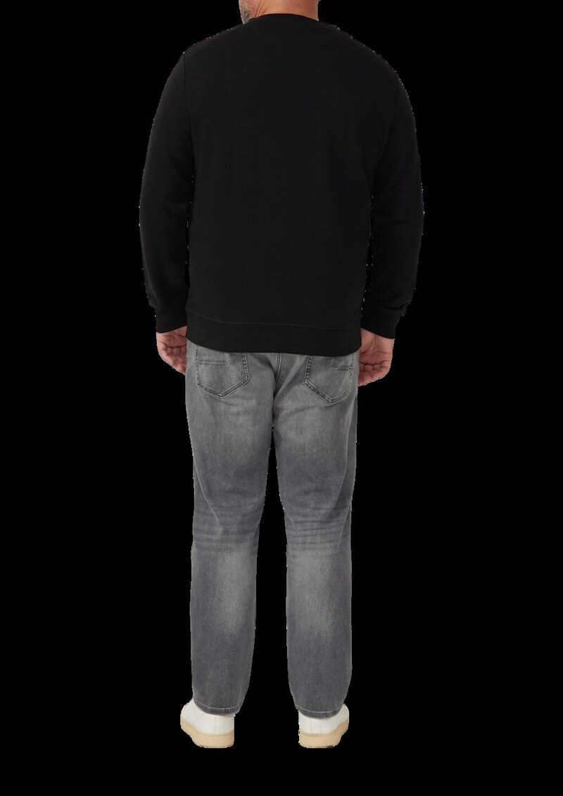 Sweatshirt aus Baumwollmix mit Crew Neck