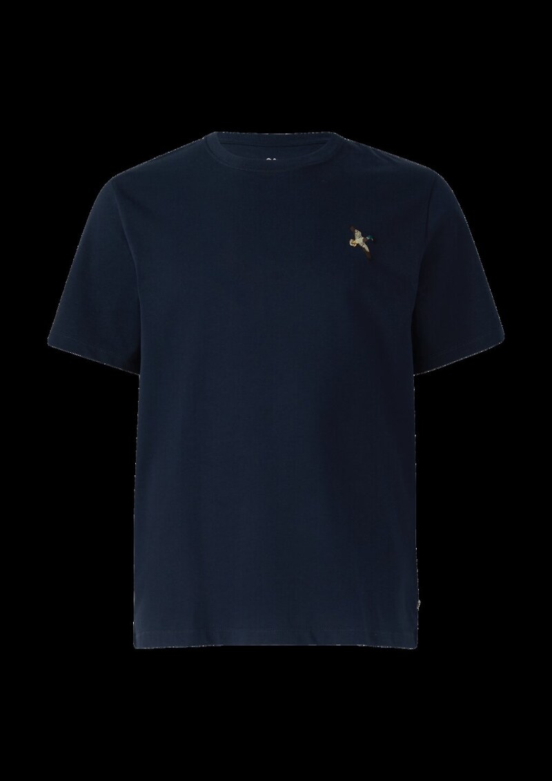 Heavy Jersey T-Shirt mit Stickerei