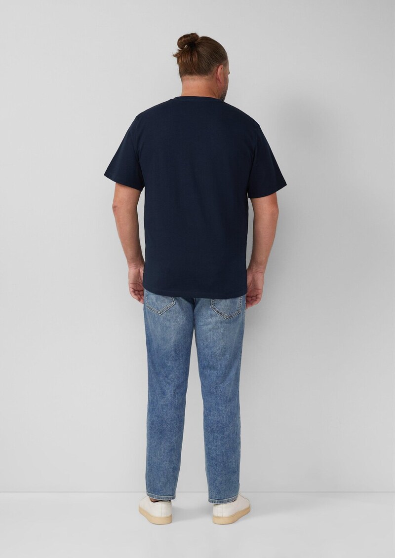 Heavy Jersey T-Shirt mit Stickerei