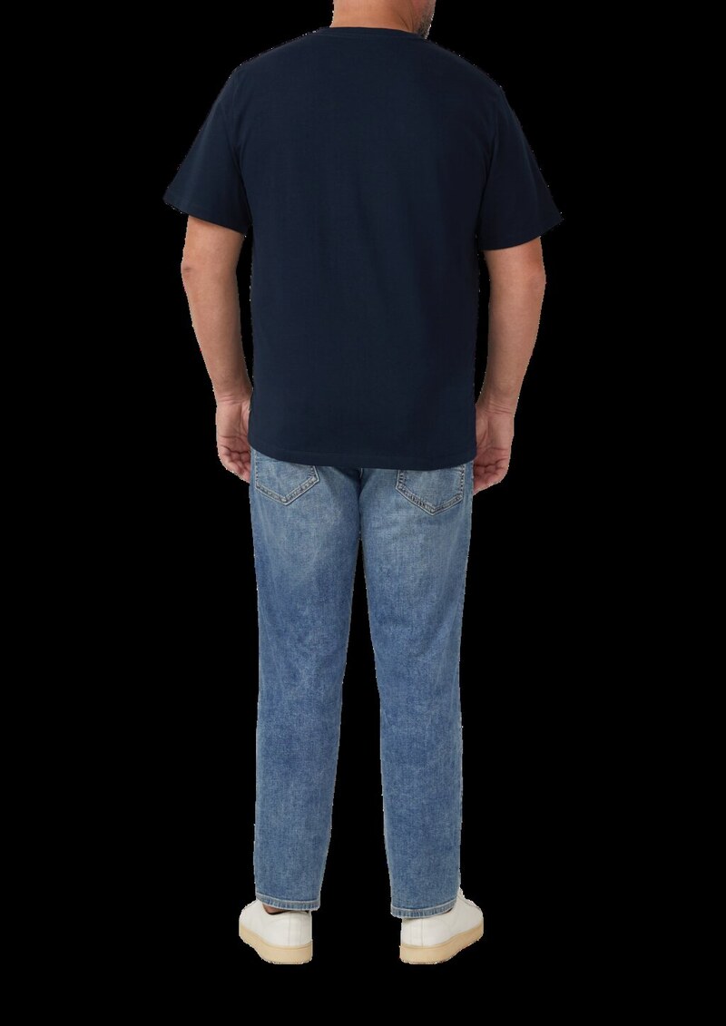 Heavy Jersey T-Shirt mit Stickerei