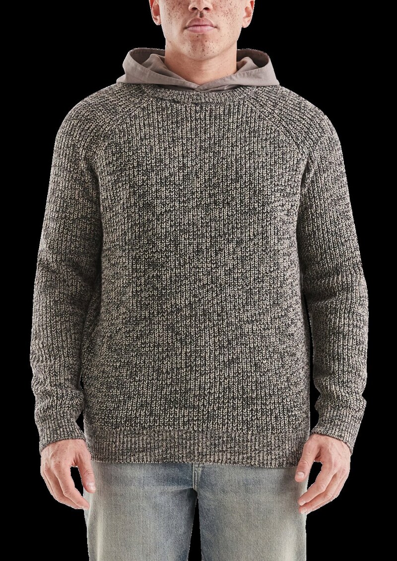 Melierter Pullover