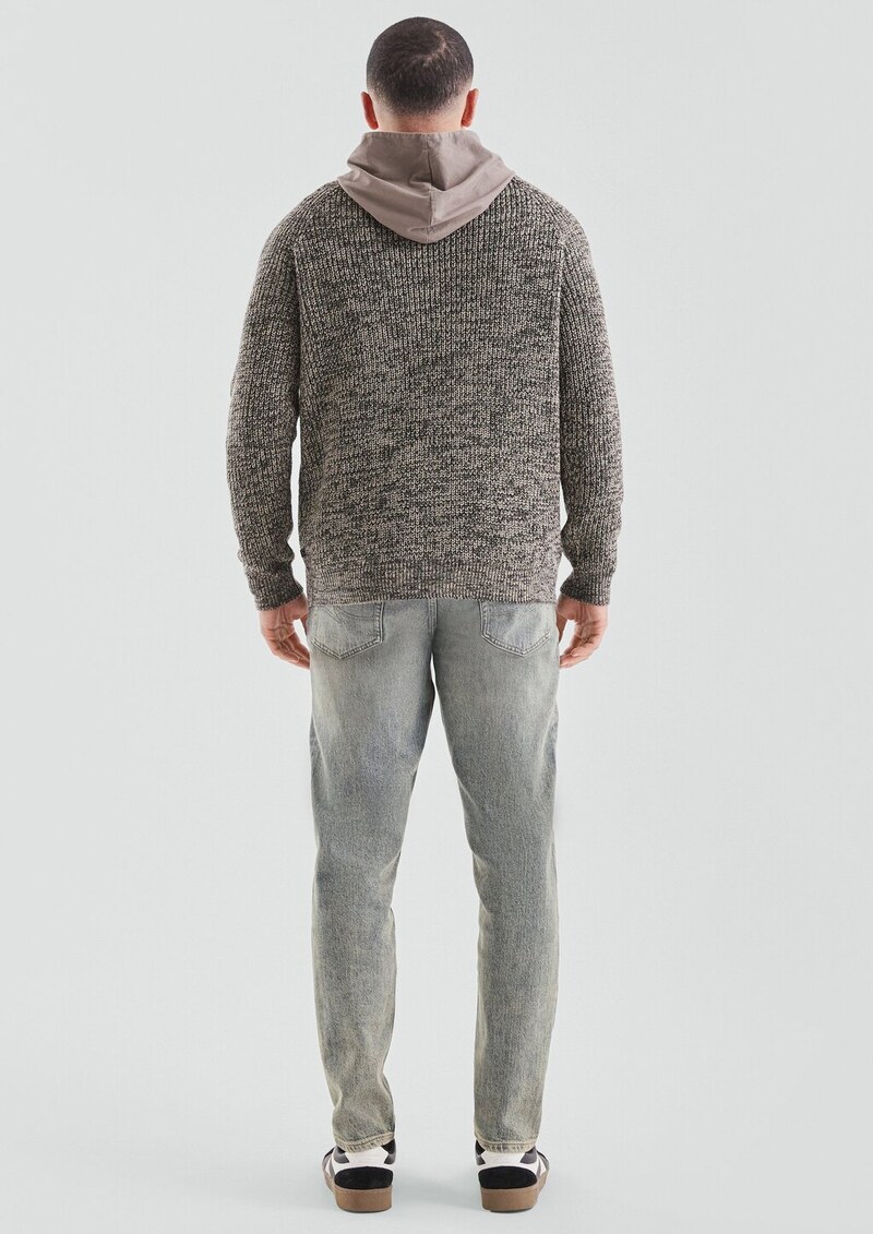 Melierter Pullover