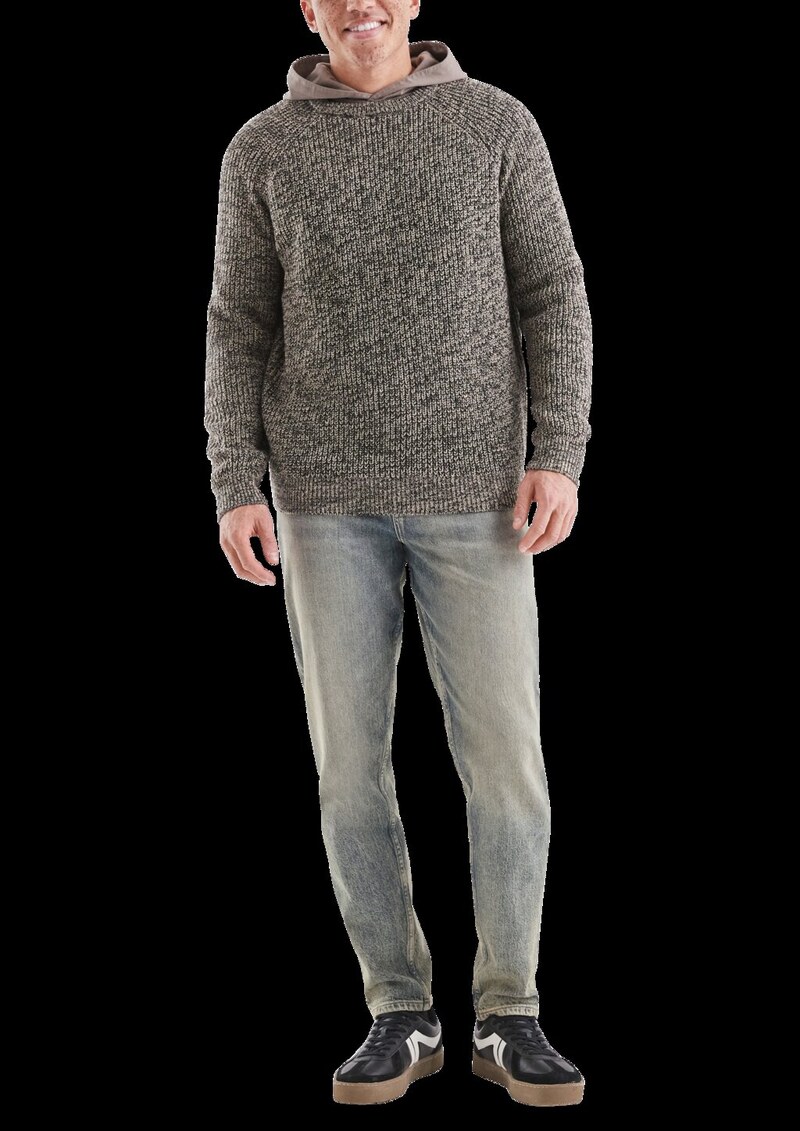 Melierter Pullover
