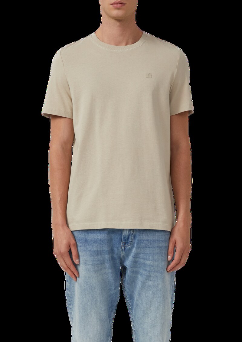 Heavy Jersey T-Shirt mit Crew Neck und Logo-Print