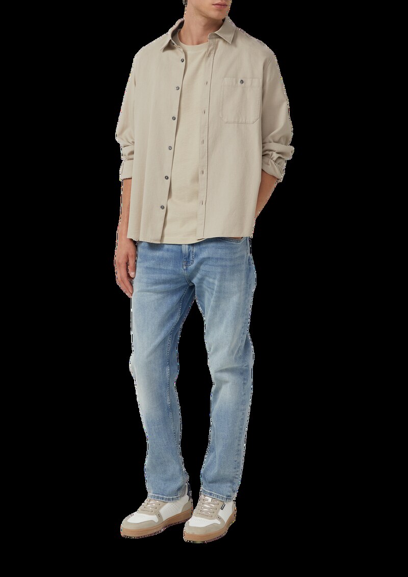 Heavy Jersey T-Shirt mit Crew Neck und Logo-Print