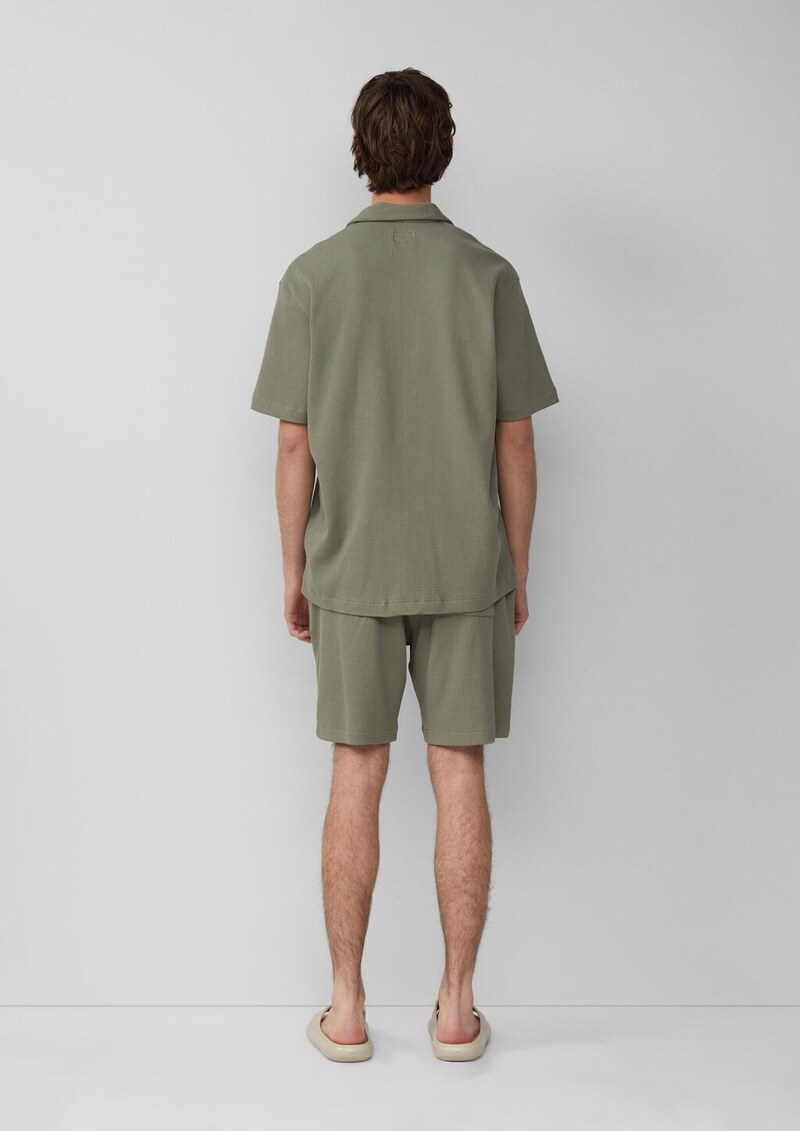 Resort Fit: Hemd aus Waffelpiqué