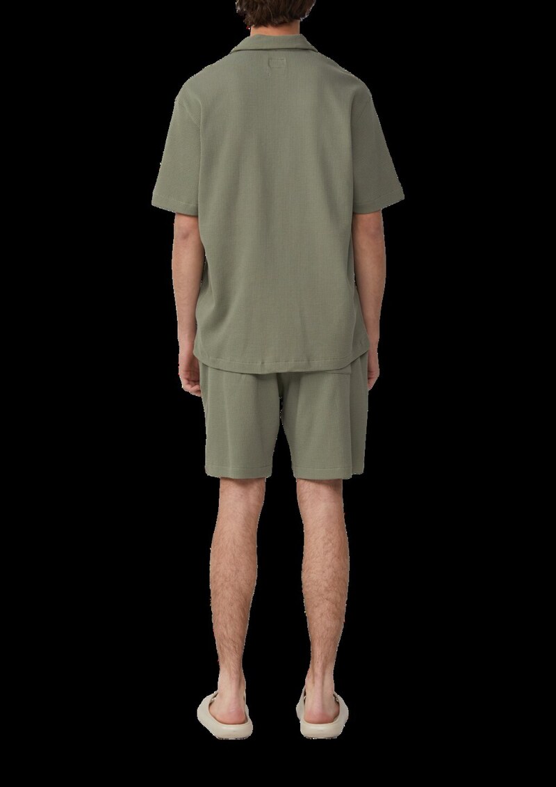 Resort Fit: Hemd aus Waffelpiqué