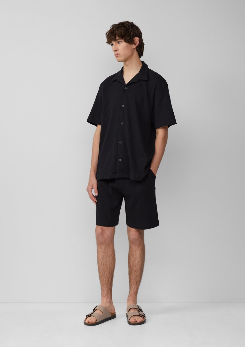 Jogpants aus Waffelpiqué