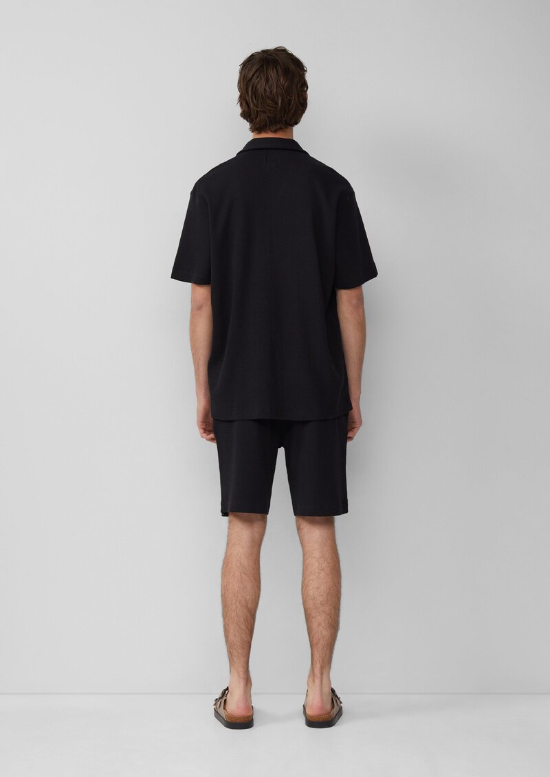 Jogpants aus Waffelpiqué