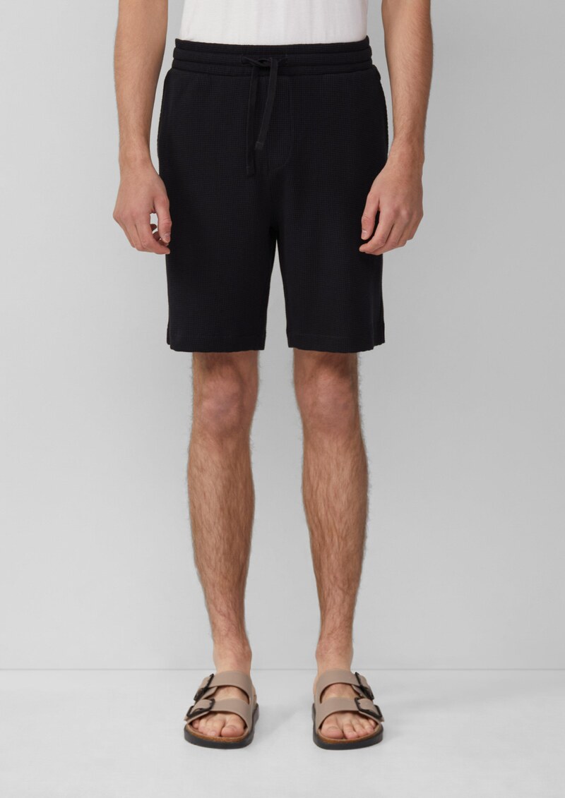 Jogpants aus Waffelpiqué