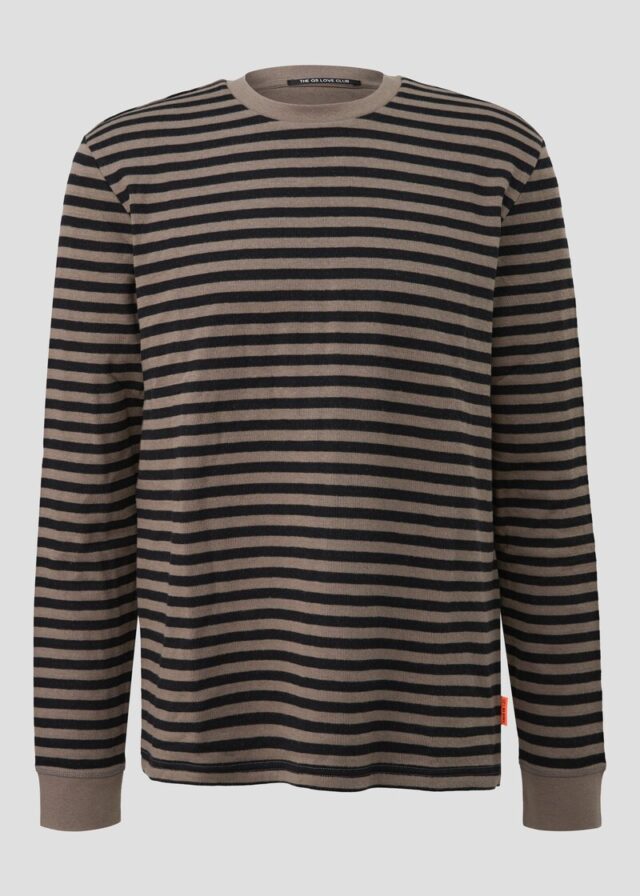 Gestreiftes Langarmshirt