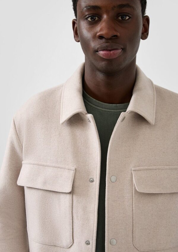 Overshirt mit Wolle