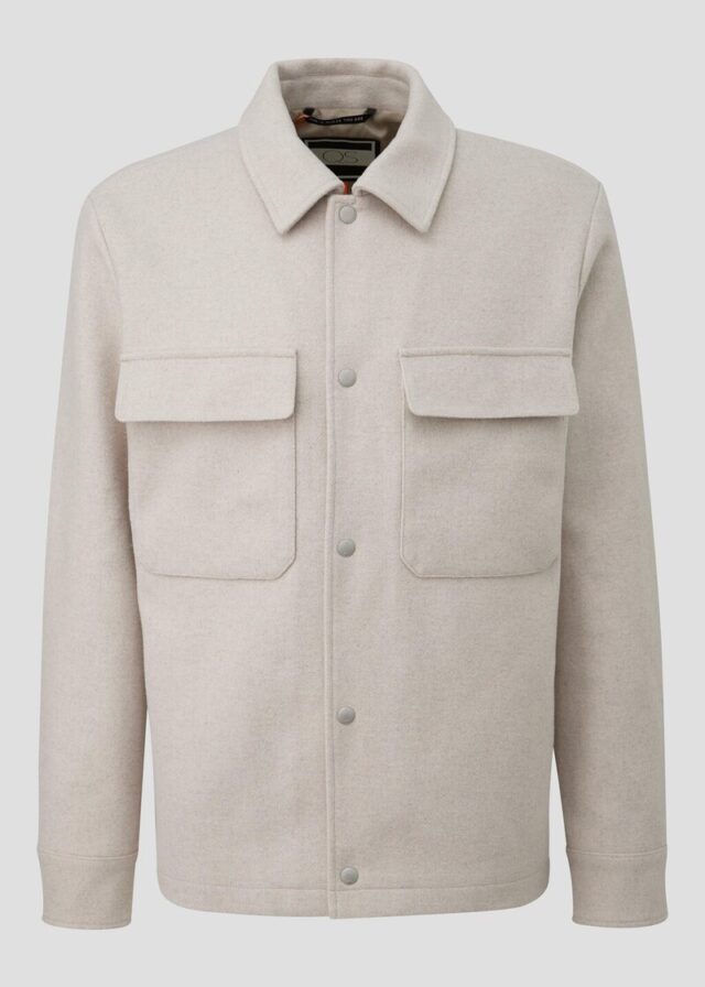 Overshirt mit Wolle