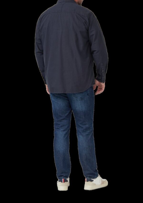 Regular Fit: Gewaschenes Hemd mit Ziernähten