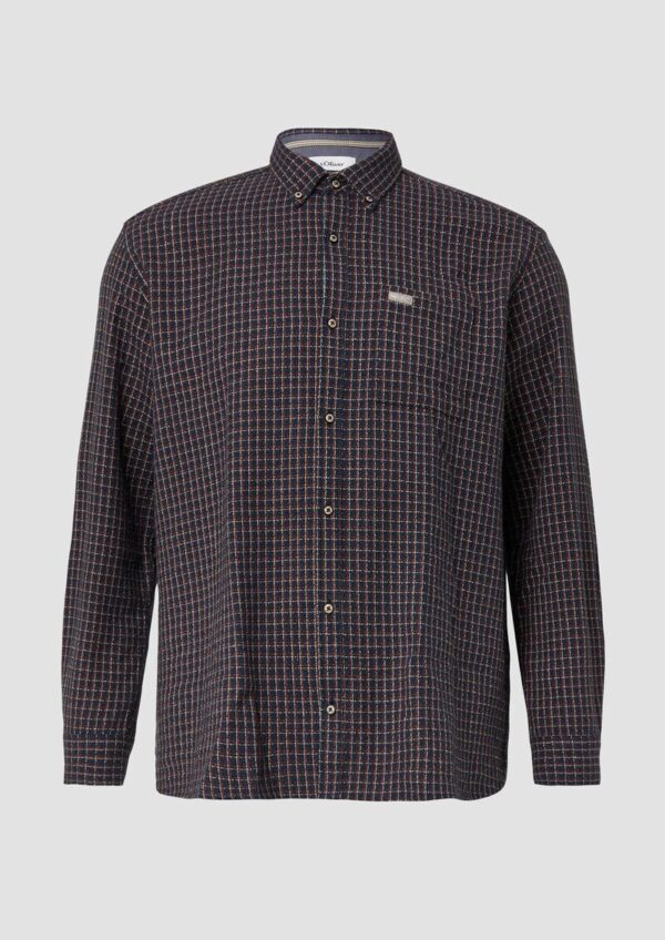 Regular Fit: Kariertes Hemd aus Baumwolle