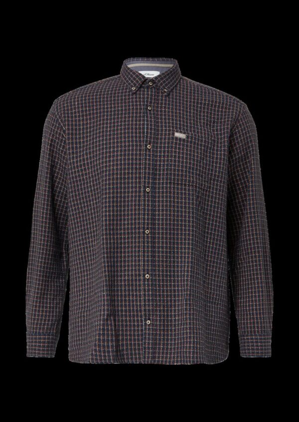 Regular Fit: Kariertes Hemd aus Baumwolle