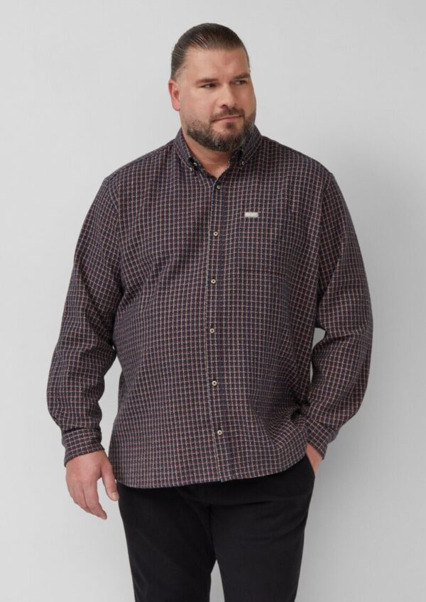 Regular Fit: Kariertes Hemd aus Baumwolle