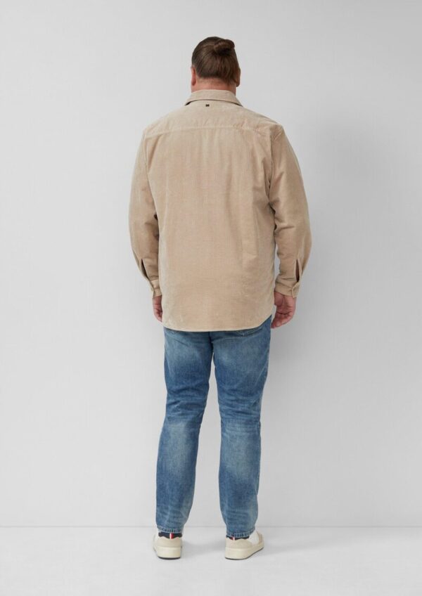 Lässiges Cord-Overshirt aus Baumwollstretch