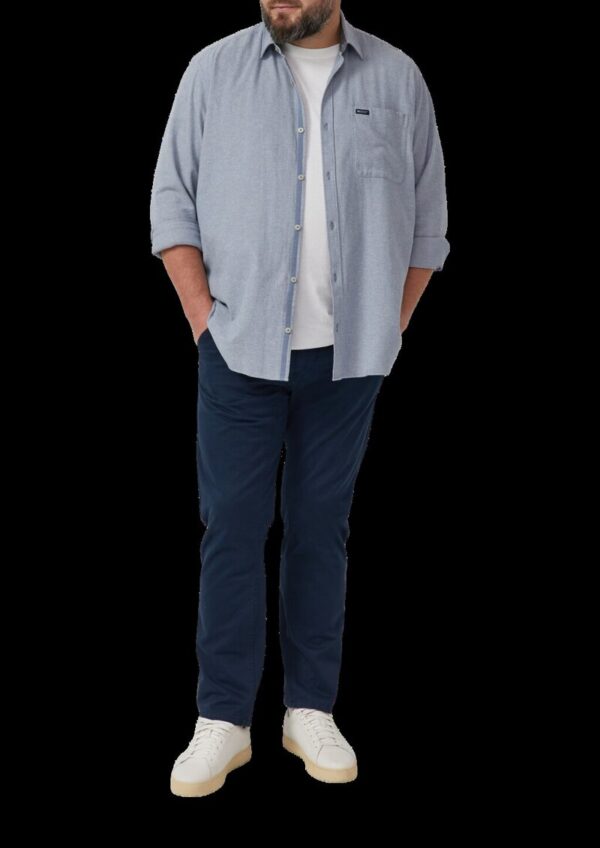 Regular Fit: Gewaschenes Hemd aus Baumwolle